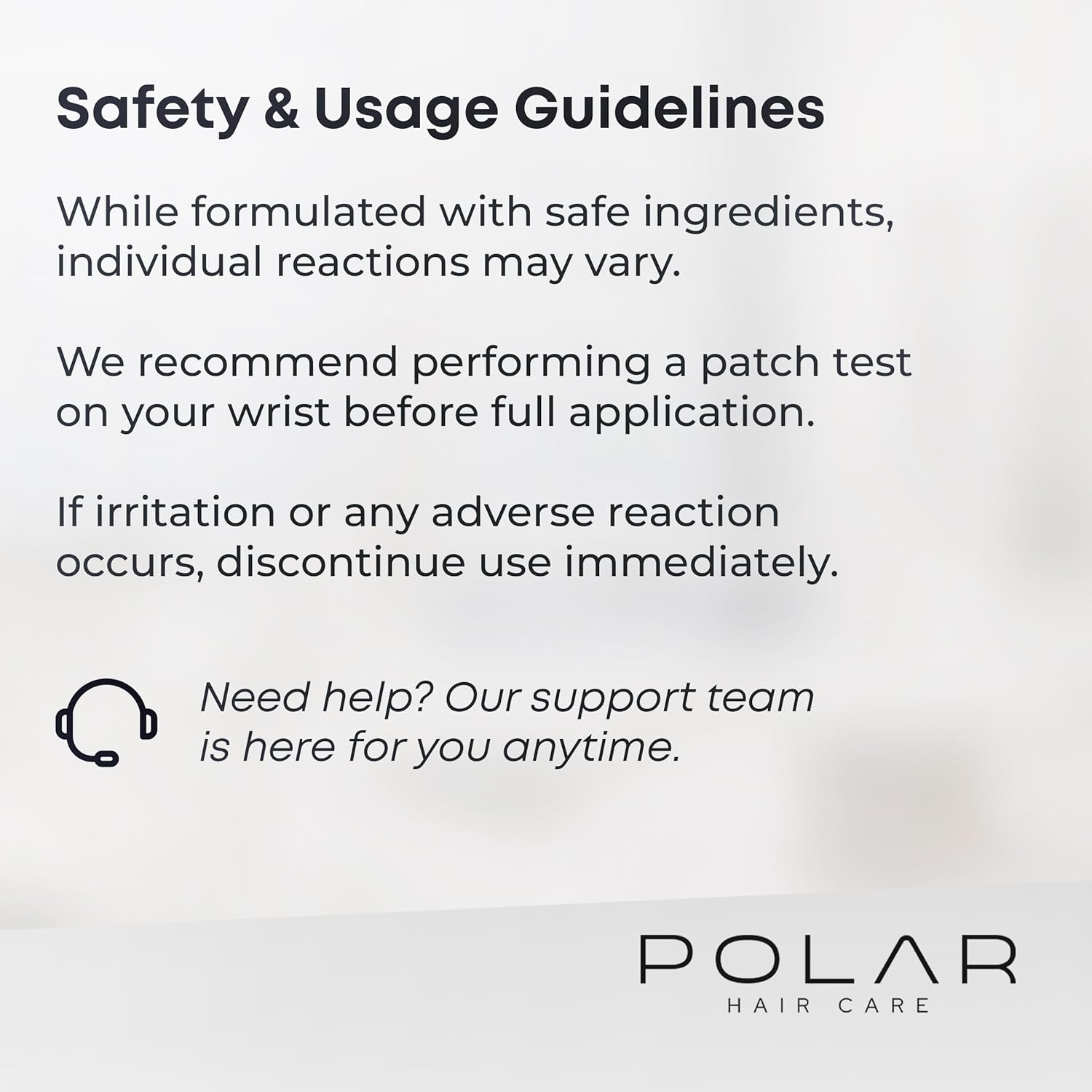Polar Natural Black Hair Wash