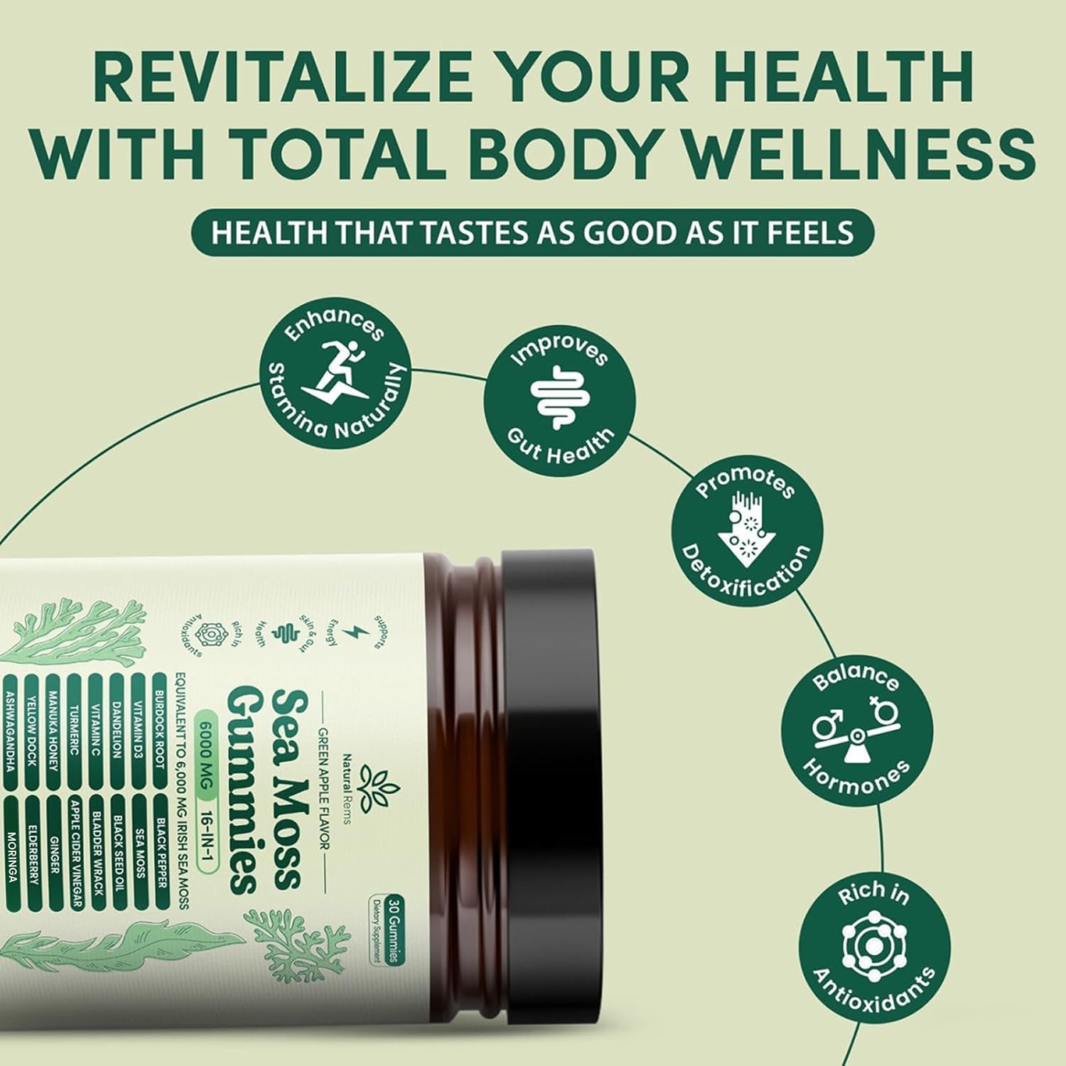 Sea Moss Vitality Power Gummies