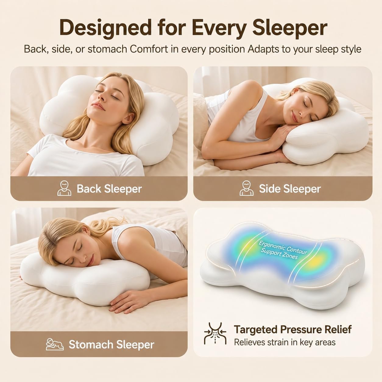 Cloud Comfort Memory Foam Pillow